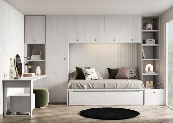 A YOUTH BEDROOM WITH TWO BEDS AND EXTENSIVE STORAGE - Kubbiko