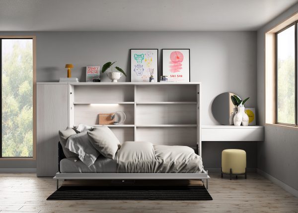 PULL-DOWN GUEST BED WITH DESK 1