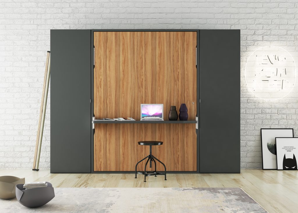 ᐅ Vertical Wall Bed with Desk Kubbiko